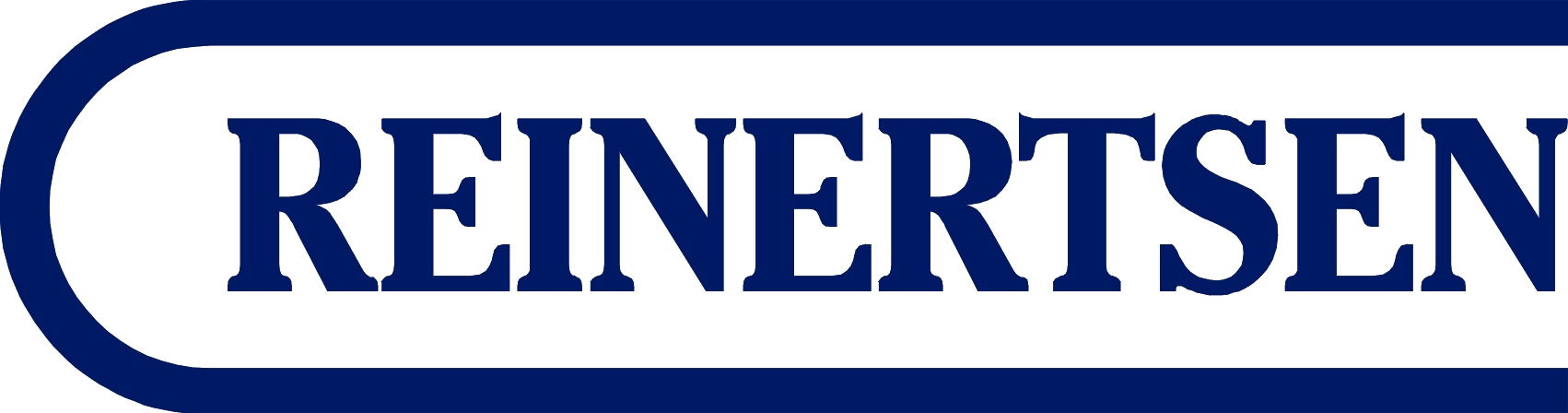 Logo Niebiesko-czarny znak firmowy Reynertsen, klient